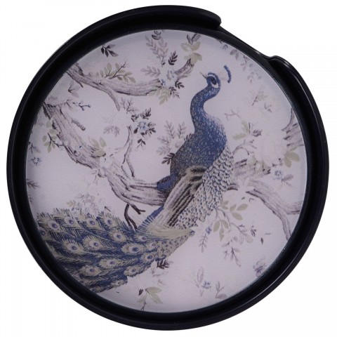 Belvedere Peacock Print набір з 4-х підставок для напоїв