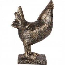 Статуетка Курки Antique Gold Hen Sculpture