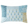 Односпальний комплект постільної бклі в стилі петчворк LAURISSA PATCHWORK PALE SEASPRAY SG 137x200,50x75 см