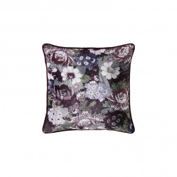 Декоративна подушка із гобеленовим квітковим принтом HONNINGTON PEONIES BLACKBERRY