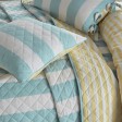 Покривало LILLE STRIPE QUILTED BEDSPREAD 235*235 (Seaspray)