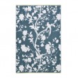 Банний рушник димчасто-синього кольору з квітковим принтом ORIENTAL GARDEN DUSKY SEASPRAY 70х125 см