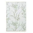 Зелений великий банний рушник з гілочками верби PUSSY WILLOW HEDGEROW 100х150 см