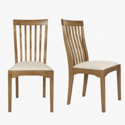 Пара стільців медового кольору для їдальні Garrat Honey Pair Of Dining Chairs