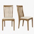 Пара стільців медового кольору для їдальні Garrat Honey Pair Of Dining Chairs