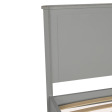 Двоспальне ліжко світло-сірого кольору Henshaw 5'0 Bed Frame (Pale Steel)+B12