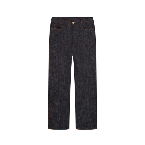 Темно сині класичні джинси