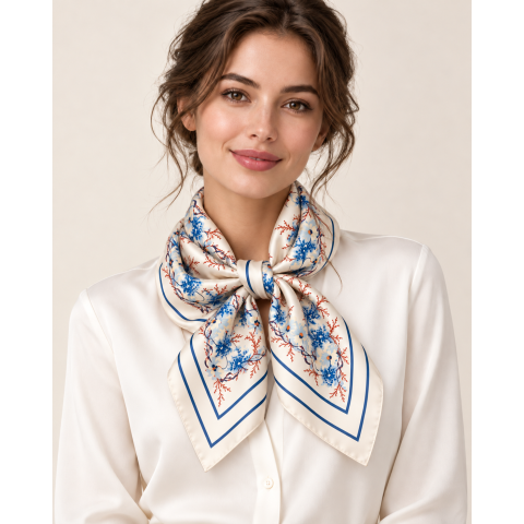 Шовкова хустка SH 411 A26 (90*90) Halverley