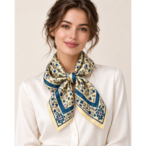 Шовкова хустка SH 413 A26 (90*90) Ferndale Trail