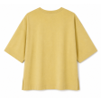 Футболка oversize кольору жовтого банана з букетом тюльпанів