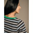 Футболка TS 322/3 LA Multi stripe/Green