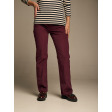 Жіночі джинси з мікровельвету у кольорі бургунді