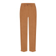 Жіночі штани чінос з мікровельвету у кольорі Camel