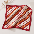 Шовкова хустка SH 6250-329 Claret/Orange