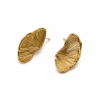 Сережки-пусети Золоте віяло JW 125 KA Brass