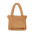 Сумка з хутра тедді кольору кемел Dark Camel BG 213 KA