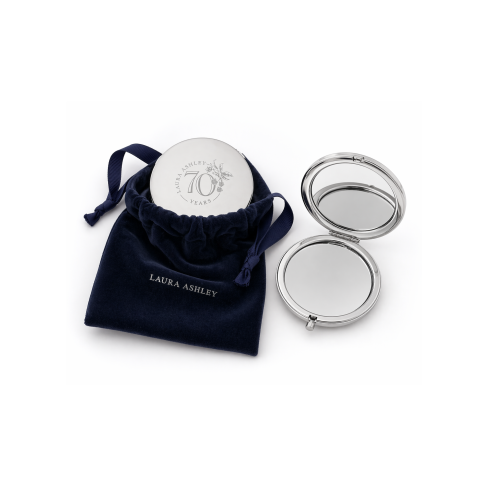 Дзеркальце Anniversary 70th Mirror & Pouch Ø7 cm (Royal Bloom)