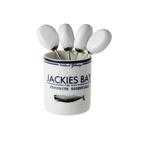 Jackies Bay набір вилочок-шпажок Giftset 4 Tapasforks with cup