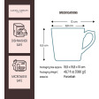 Набір 4-х чашок BLUEPRINT Giftset 4 Mugs 320ml (Assorted Blue) Набір 4-х чашок BLUEPRINT Giftset 4 Mugs 320ml (Assorted Blue)