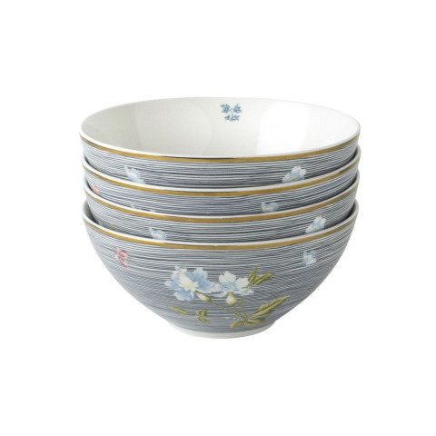 Набір із 4-х мисок Heritage  Giftset 4 Bowls 16 cm Midnight Pinstripe