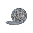 Набір 2-х тарілок з синім квітковим принтом HEDINGHAM Giftset 2 Plates Ø21 (Blue)