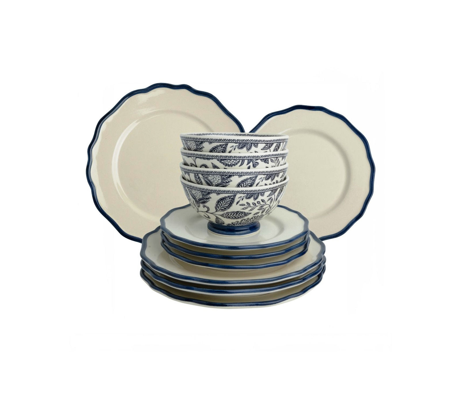 Сервіз з 12 предметів з синім відтінком Hedingham Giftset 12 piece Blue