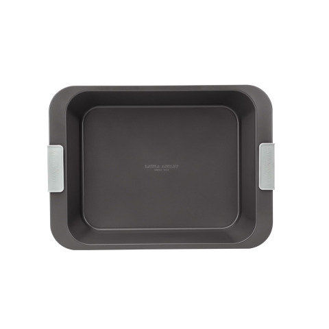 Глибока форма для випічки 38 см з силіконовими ручками