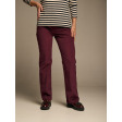 Жіночі джинси з мікровельвету у кольорі бургунді