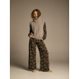 Жіночі штани палаццо з квітковим принтом Ellerby black Жіночі штани палаццо з квітковим принтом Ellerby black