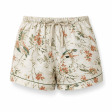Льняні піжамні шорти з екзотичним принтом Attleton