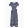 Трикотажна сукня максі Laura Ashley у біло-синю смужку Трикотажна сукня максі Laura Ashley у біло-синю смужку