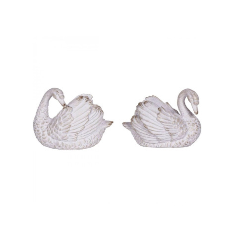 Набір з двох свічників-Лебеді Distressed Swan Votiveholder Set of 2