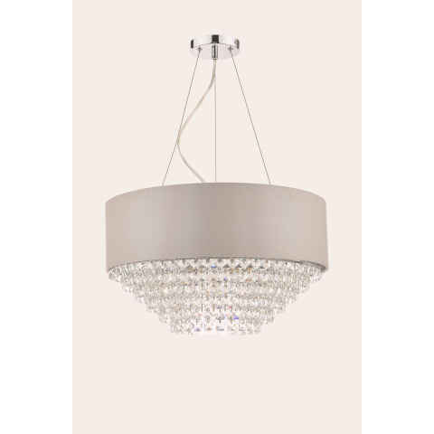 Люстра CARRINGTON 5LT Ø45 (Gray/Crystal)