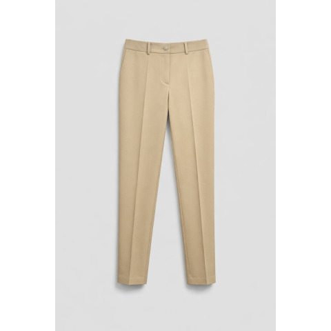 Жіночі бежеві штани чінос