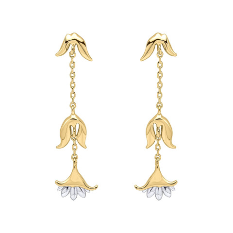 Сережки з квітами Camelot