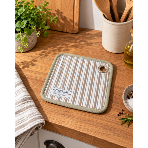 Прихватка Jackies Bay у смужку 20*20 (Stripe Grey)