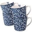 Набір 4-х чашок BLUEPRINT Giftset 4 Mugs 320 ml. (Sweet Alyssum)