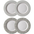 Набір 4-х тарілок WILD CLEMATIS Giftset 4 Plates Ø23 (Green/Green Stripe) Набір 4-х тарілок WILD CLEMATIS Giftset 4 Plates Ø23 (Green/Green Stripe)