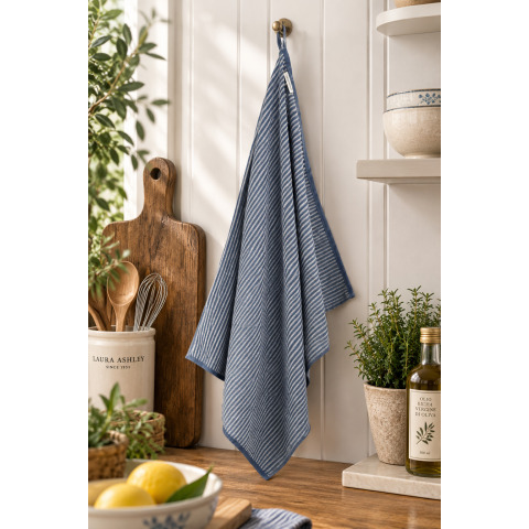 Кухонний рушник WILD CLEMATIS 50*70 (Blue Stripe)