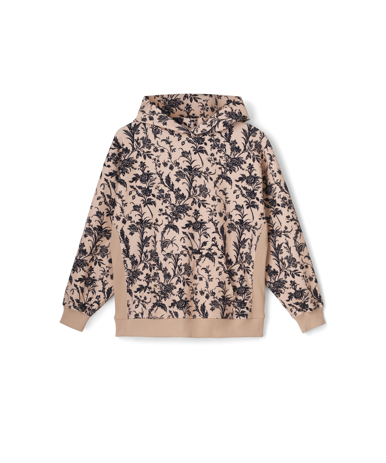 Худі Laura Ashley з квітковим чорно-бежевим принтом Lloyd