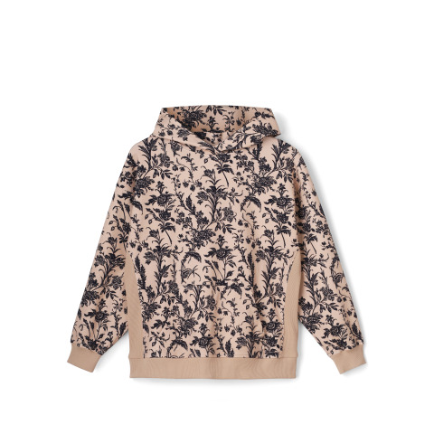 Худі  Laura Ashley з квітковим чорно-бежевим принтом Lloyd