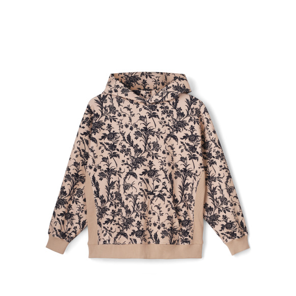 Худі Laura Ashley з квітковим чорно-бежевим принтом Lloyd