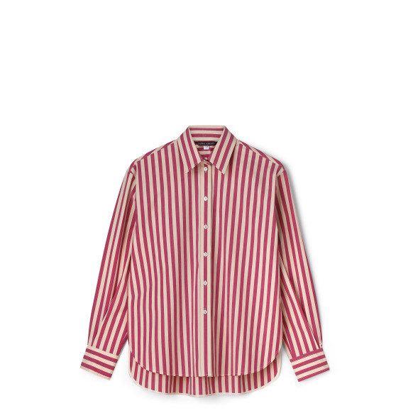 Сорочка Laura Ashley у біло-рожеву смужку