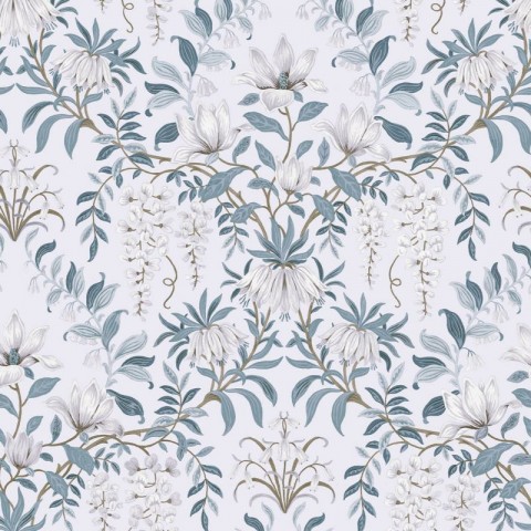 Шпалери станд. PARTERRE (Off White/Seaspray)