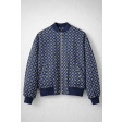 Жіночий жакет-бомбер Laura Ashley з вишитої бавовни кольору денім