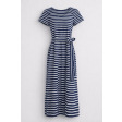 Трикотажна сукня максі Laura Ashley у біло-синю смужку