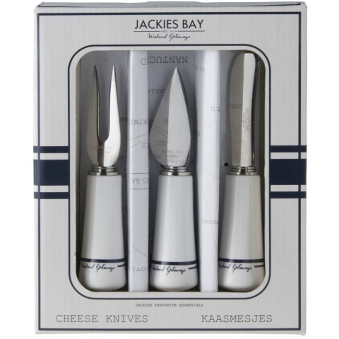 Набір із 3-х ножів для сиру JACKIES BAY Giftset 3, 16*4*19,5 (White/Blue)
