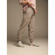Штани-джогери з вовни ягня в сіро-бежевому кольорі