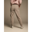 Штани-джогери з вовни ягня в сіро-бежевому кольорі