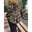 Жіноча блузка з довгим рукавом з віскози з квітковим принтом Ellerby black